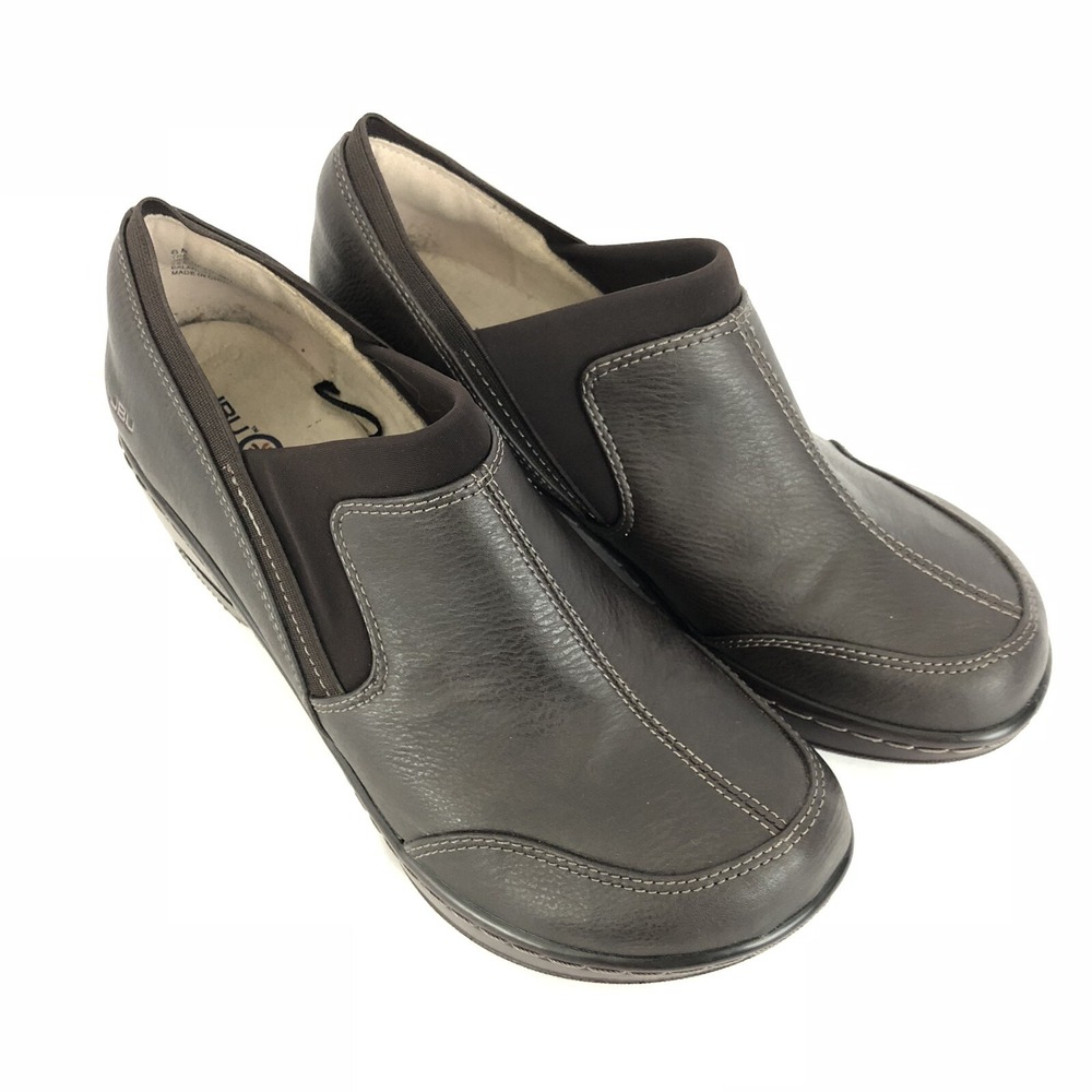 JBU Jambu‎ Trailhead Brown Vegan Material Clogs Wedge Slip On Shoe 6M EUC SH370